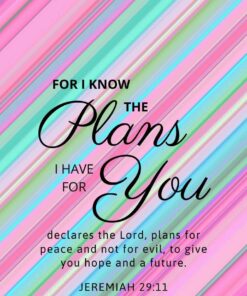 Christian Wallpaper – Stripes Jeremiah 29:11