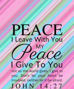 Christian Wallpaper – Stripes John 14:27