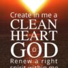 Christian Wallpaper - Sun Heart Psalm 51:10