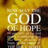 Christian Wallpaper - Sunflower Romans 15:13