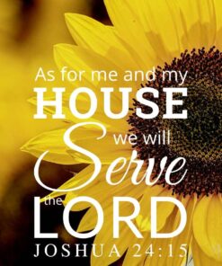 Christian Wallpaper – Sunflower Joshua 24:15