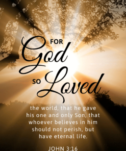 Christian Wallpaper – Sunrays John 3:16