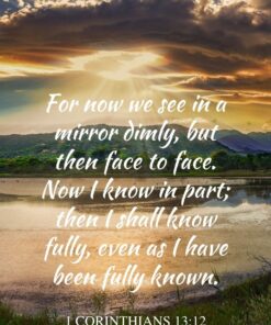 Christian Wallpaper - Sunrise Sky 1 Corinthians 13:12
