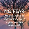 Christian Wallpaper - Sunrise Snow Psalm 112:7