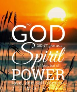 Christian Wallpaper – Sunrise 2 Timothy 1:7