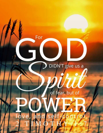 Sunrise 2 Timothy 1:7