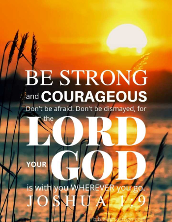 Sunrise Joshua 1:9