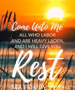 Christian Wallpaper – Sunrise Matthew 11:28