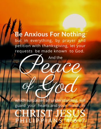Sunrise Philippians 4:6-7