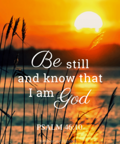 Christian Wallpaper – Sunrise Psalm 46:10