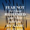 Christian Wallpaper - Sunset Grass Isaiah 43:1