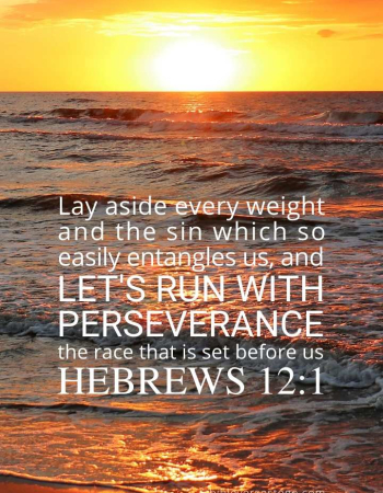 Sunset Sea Hebrews 12:1