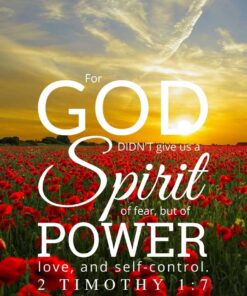 Christian Wallpaper – Sunset 2 Timothy 1:7