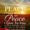 Christian Wallpaper – Sunset John 14:27