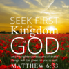 Christian Wallpaper – Sunset Matthew 6:33