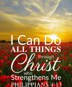 Christian Wallpaper – Sunset Philippians 4:13