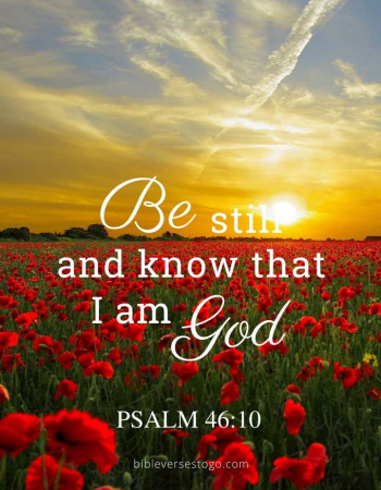 Sunset Psalm 46:10