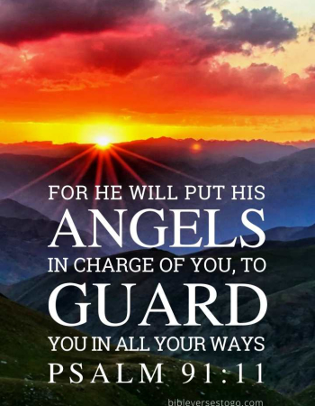 Sunset Rays Psalm 91:11
