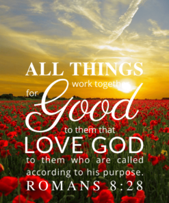 Christian Wallpaper – Sunset Romans 8:28