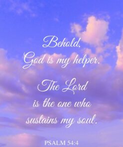 Christian Wallpaper - Sustains My Soul Psalm 54:4