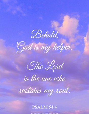 Sustains My Soul Psalm 54:4