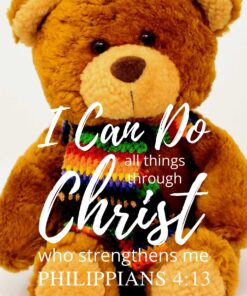 Christian Wallpaper – Teddy Philippians 4:13