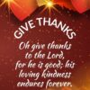 Christian Wallpaper - Thanksgiving 1 Chronicles 16:34