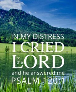 Christian Wallpaper - Tranquility Psalm 120:1