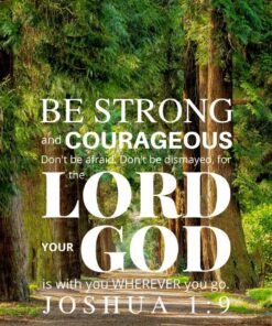 Christian Wallpaper – Treeline Joshua 1:9