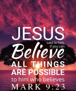 Christian Wallpaper - Tree of Life Mark 9:23