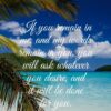Christian Wallpaper - Tropical Beach John 15:7
