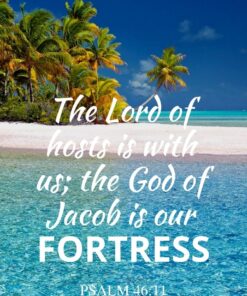 Christian Wallpaper - Tropical Island Psalm 46:11