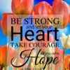 Christian Wallpaper - Tulip Sky Psalm 31:24