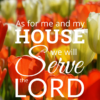 Christian Wallpaper – Tulips Joshua 24:15