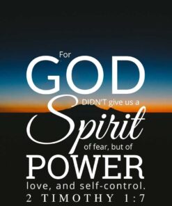 Christian Wallpaper – Twilight 2 Timothy 1:7