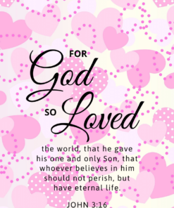 Christian Wallpaper – Valentine John 3:16