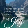 Christian Wallpaper - Valley Lake Psalm 16:11