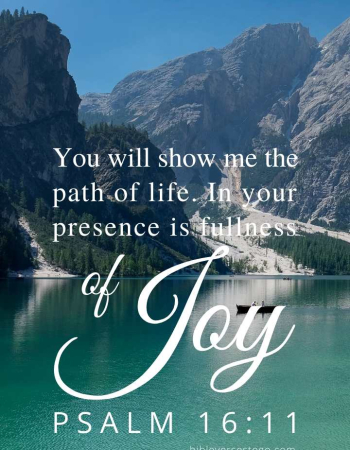 Valley Lake Psalm 16:11