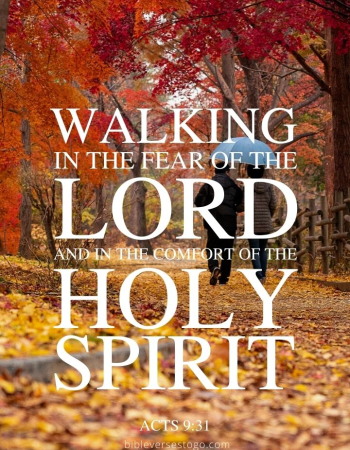 Walking With God Acts 9:31
