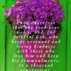 Christian Wallpaper - Wall Basket Deuteronomy 7:9