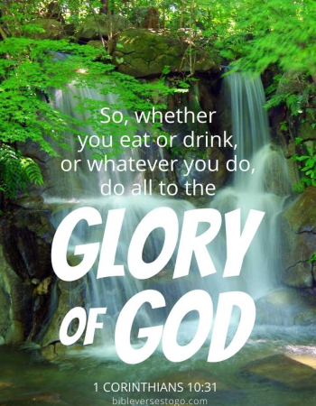 Water Green 1 Corinthians 10:31