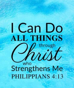 Christian Wallpaper – Water Philippians 4:13