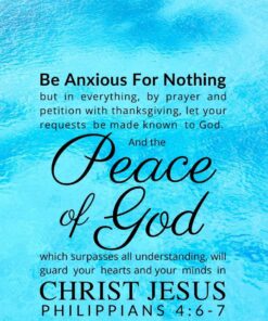 Christian Wallpaper – Water Philippians 4:6-7