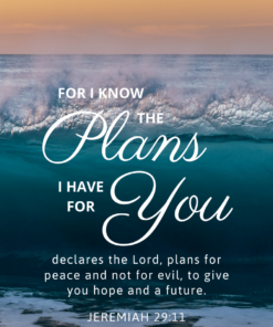 Christian Wallpaper - Waves Jeremiah 29:11