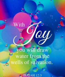 Christian Wallpaper - Wells of Salvation Isaiah 12:3