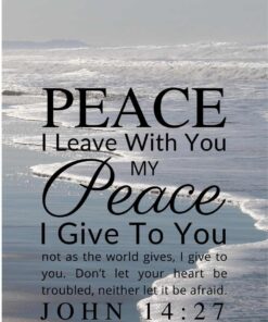 Christian Wallpaper – White Ocean John 14:27