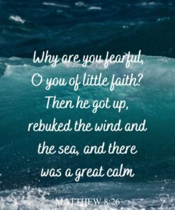 Christian Wallpaper - Wind n Waves Matthew 8:26