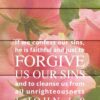 Christian Wallpaper - Wood Roses 1 John 1:9