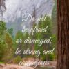 Christian Wallpaper - Yosemite Redwoods Joshua 10:25