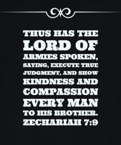 Zechariah 7:9 - Show Kindness and Compassion - Bible Verses To Go